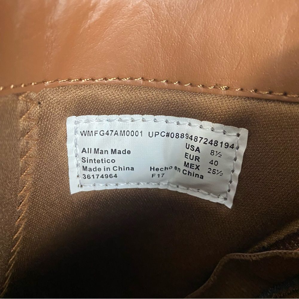 Faded Glory zippered ankle boots size 8.5 Light Brown, 3.5"heels - Picture 5 of 13